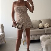 Трендова стильна міні сукня, XXS XS