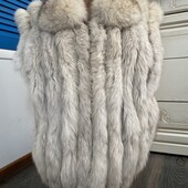 Песцовый жилет на молнии р.L.нюанс