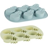 Форма силіконова "Ананаси" 6шт на планшеті 26,5*18*2,5