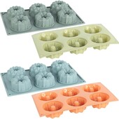 Форма силіконова 6шт на планшеті 29*17,5*4см