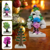 набор 3шт. Магическое кристаллическое дерево для выращивания. дерево, сакура, елка
