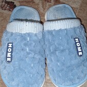 Женские комнатные тапочки home пушистые