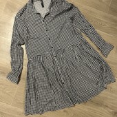 Сукня в клітинку, р.14 у відмінному стані