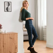 ♕ Сучасні жіночі штани стрейч, в клітинку від Tchibo,розмір наш 48-50(42 євро)