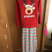 Пижама, комплект, костюм, 100% коттон, L. Primark. в ідеалі