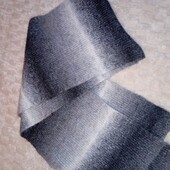 Шарф з вовною сірий градієнтний primark