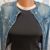 Джинсовий стильний піджак на дівчинку 11-13 років