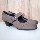 Нові німецькі шкіряні туфлі Medicus, коричневі жіночі човники мері джейн, р. 39