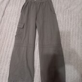 Брюки карго Zara р 11-12 лет маломерят