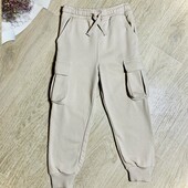 Дитячі штани карго для хлопчика на флісі 116/122 см george