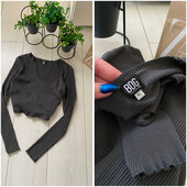 ❣️трендовий лонг в рубчик сірий