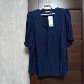 Новая брендовая вискозная блузка р.22.