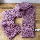 Мягенький плюшевий шарф❤️лаванда