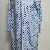 Тепла зимова нічна сорочка на байці 50-52р. бавовна