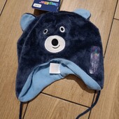 нова шапка для малюка р. 62/68, Lupilu на флісі