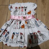 Нарядна сукня для дівчинки р 80, нова