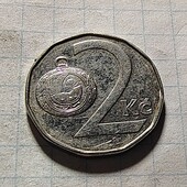 Монета Чехії 2 крони 1993