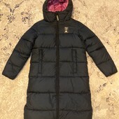 Пальто для дівчат зимове kappa 140/146 см чорний