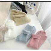 пушистые кашемировые носочки