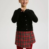 Чорна кофта кардиган на гудзиках, 8-9/134