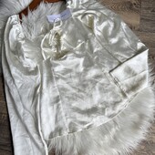 Атласна кроп блуза, XS S