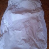 Фірмова махрова простинь непромокайка,заміри 90/200/23