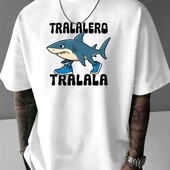 Футболка з принтом великого розміру 3xl