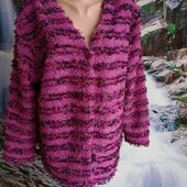 Ефектний шикарний кардиган на гарні форми. Букле-травка!