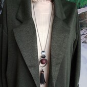 Чудовий трикотажний кардиган , літнє пальто-подовжений жакет .