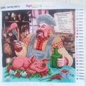 Картина бісером Рецепт запеченого поросяти