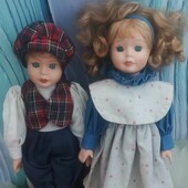 Пара лялька фарфорова колекційна