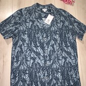 Нова 100%коттон,сорочка з коротким рукавом розмір Л.