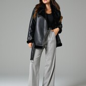 Брюки палаццо у сірому кольорі р.л