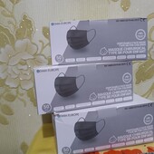 Медична маска 50 шт чорні