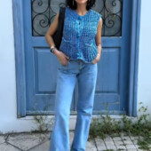 Вязаний жилет оверсайз zara