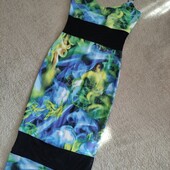 Asos, uk4 сукня олівець з прозорими вставками