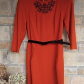 Сукня з вишивкою, 45% бавовна, нюанс