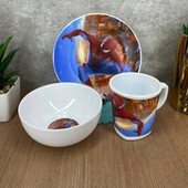 Набір дитячого посуду Людина павук