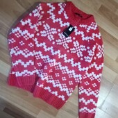 ♥️Ніжний та затишний светр Esmara жакардовий візерунок XS 32/34