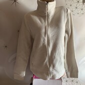 Женская флисовая кофта на молнии размер Л, состояние хорошее
