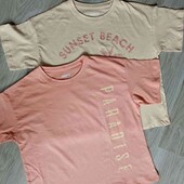 Pepperts! брендовый хлопковый комплект хлопковых футболок на рост 158/164 см в лоте 2шт