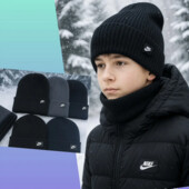 Шапочки Найк на флісі для дітей