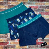 Арт.314 чоловічі труси боксери 3шт від livergy розмір 4/S.