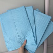 Нові великі одноразові пеленки 90*60 см 4 шт одним лотом