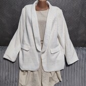 Шикарный женский удлиненный пиджак на подкладке, р.XL/2XL