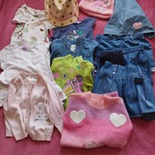 Великий лот одягу на дівчинку 1-2 роки