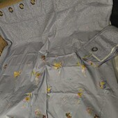 Dunelm mill 168*183 ніжні шторки- Блек аут, лаванда з феями