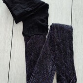 Капронові колготи Primark, з люрексом, 2-3р / 98см