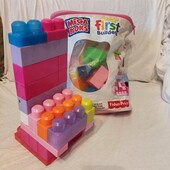 Конструктор Mega Bloks від Fisher price, з сумочкою! 92 одиниці