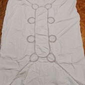 Фірмова вибита, вишита скатертина, заміри 160/250